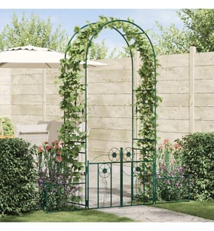 Arche de jardin avec verrouillage Vert 203 x 50 x 218 cm