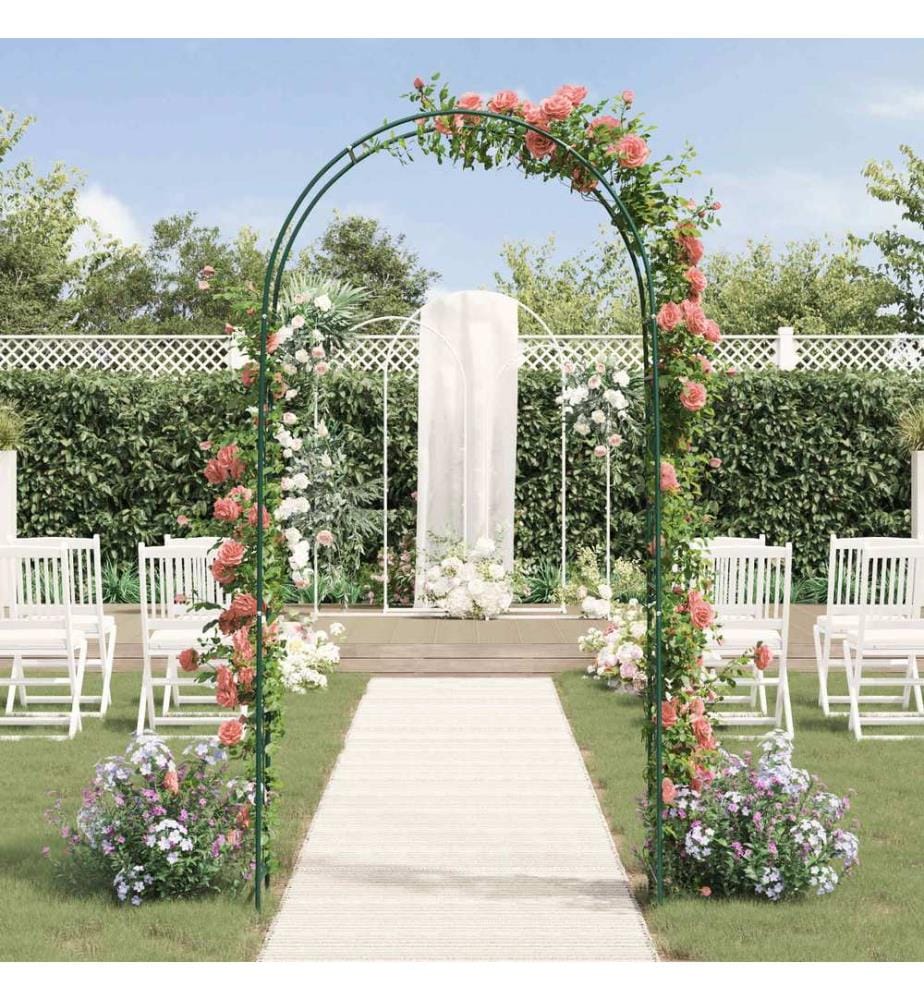 Arche de jardin Floral Vert 115 x 37 x 231 cm