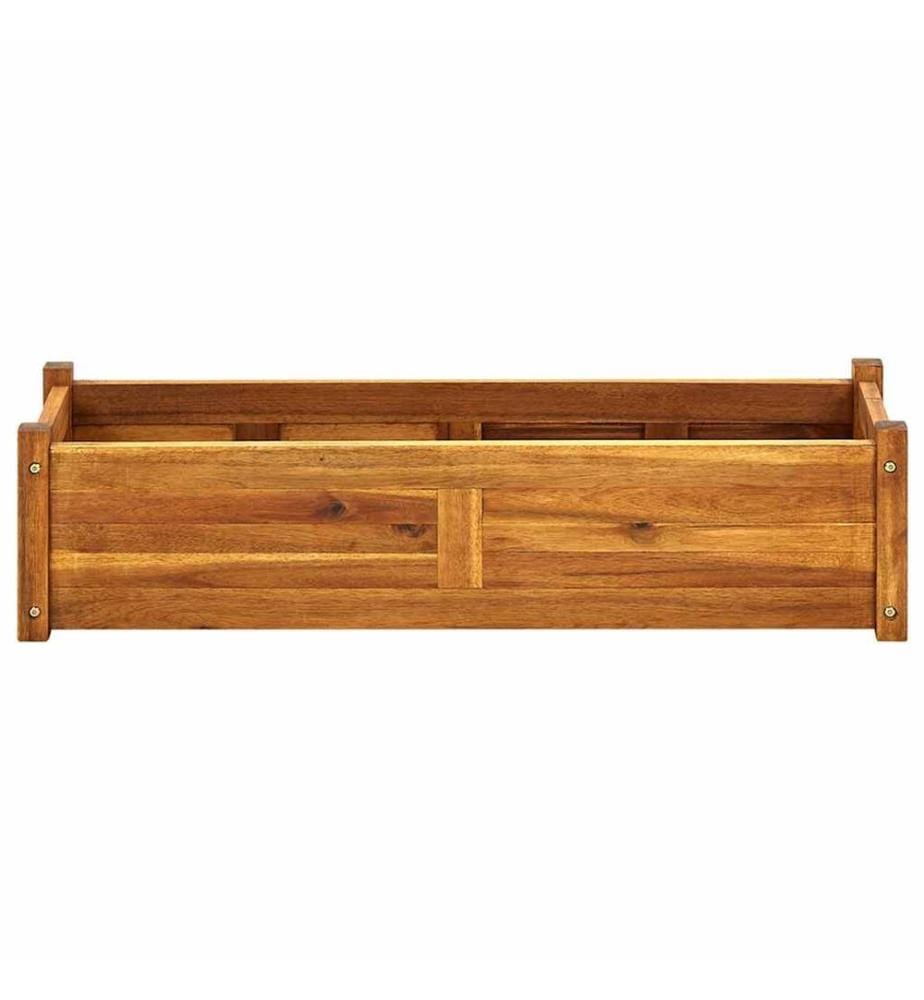 Garten-Hochbeet Akazienholz 100x30x25 cm