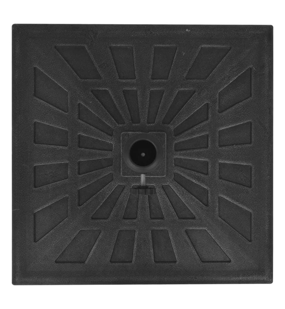 Sonnenschirmständer Quadratisch Schwarz 12 kg