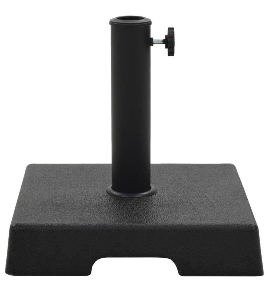 Sonnenschirmfuss Quadratisch 8 kg Schwarz Polyharz