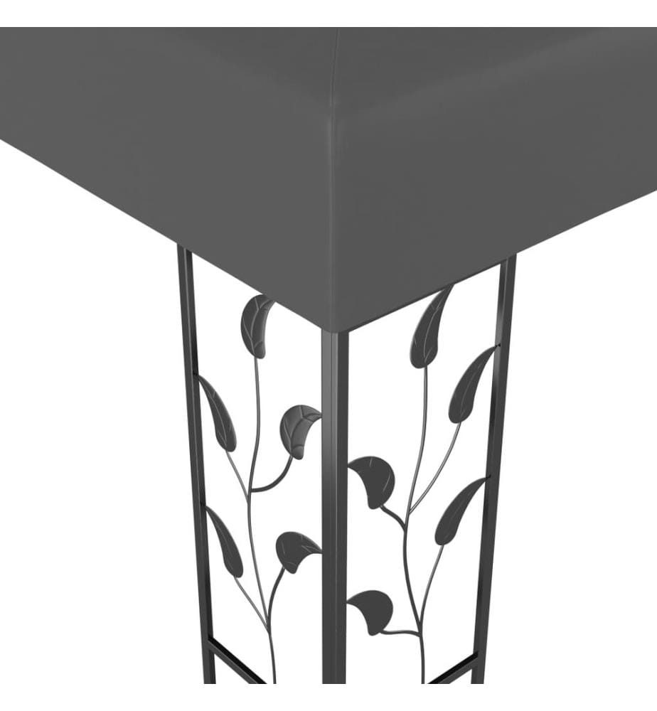 Pavillon 3×3 m Anthrazit