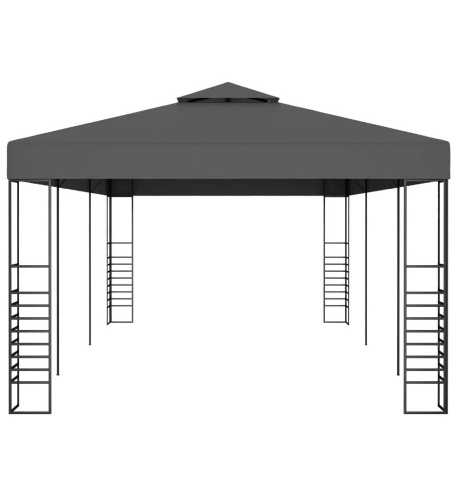 Gartenpavillon 3x6 m Anthrazit