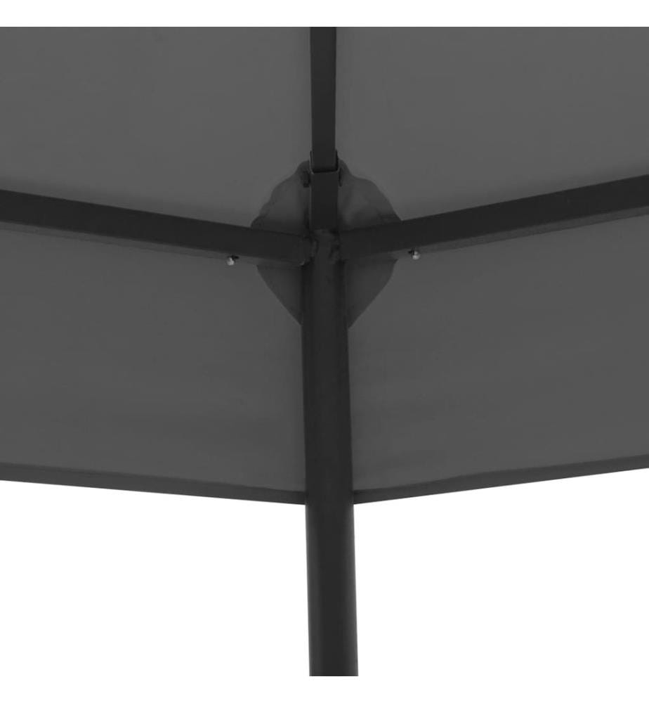 Gartenpavillon 323x275x265 cm Anthrazit