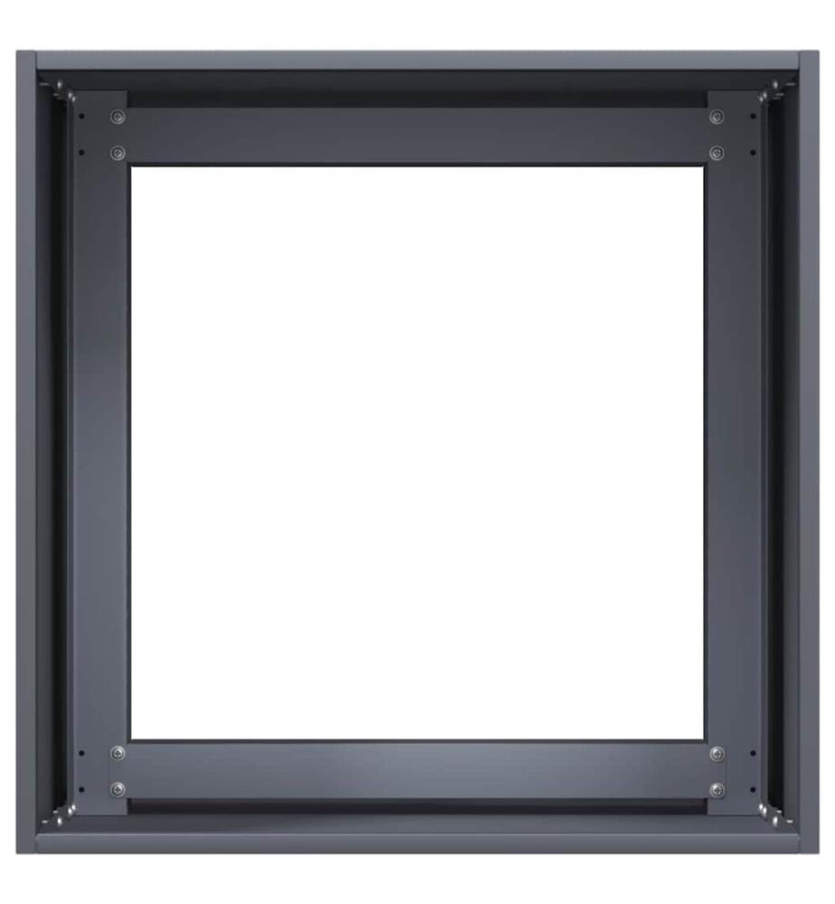 Pflanzkübel Anthrazit 40x40x40 cm Kaltgewalzter Stahl