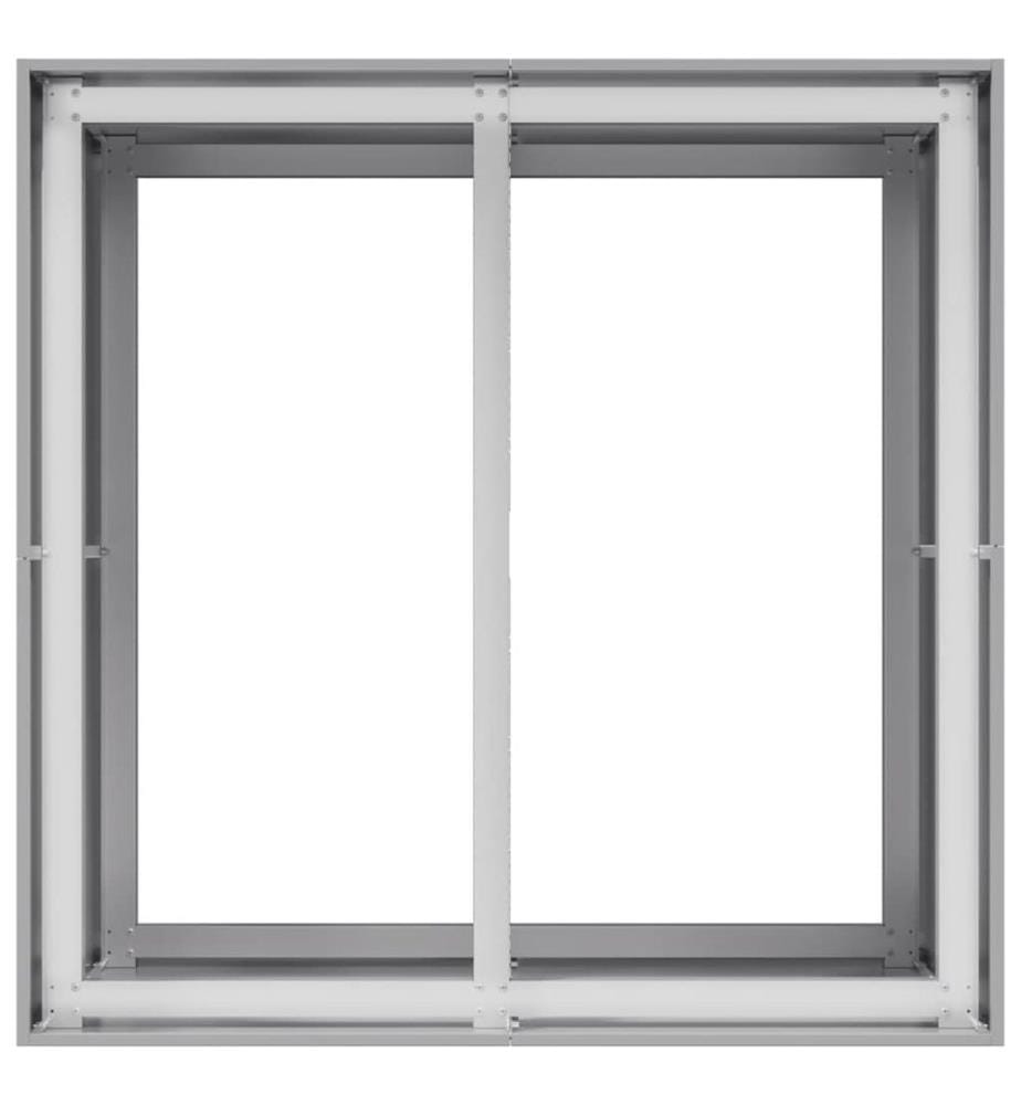 Jardinière 80x80x80 cm acier galvanisé