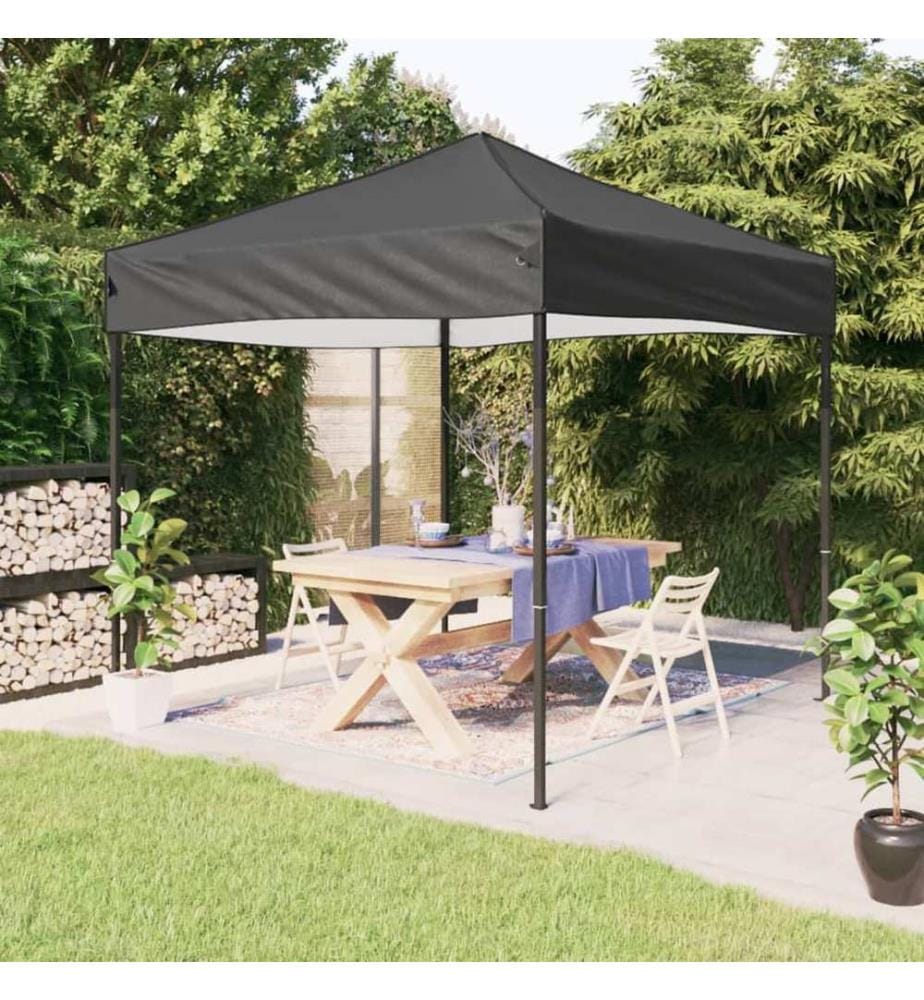 Partyzelt Faltbar Anthrazit 3x3 m