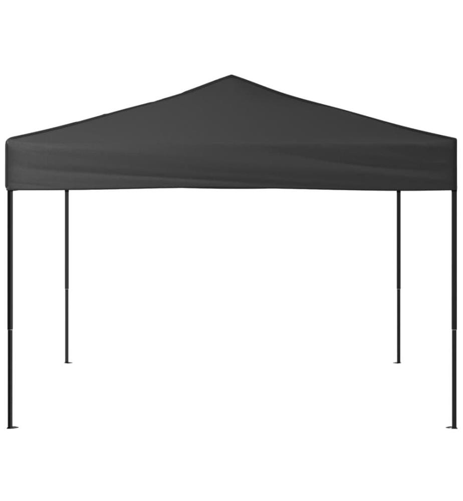 Partyzelt Faltbar Anthrazit 3x3 m