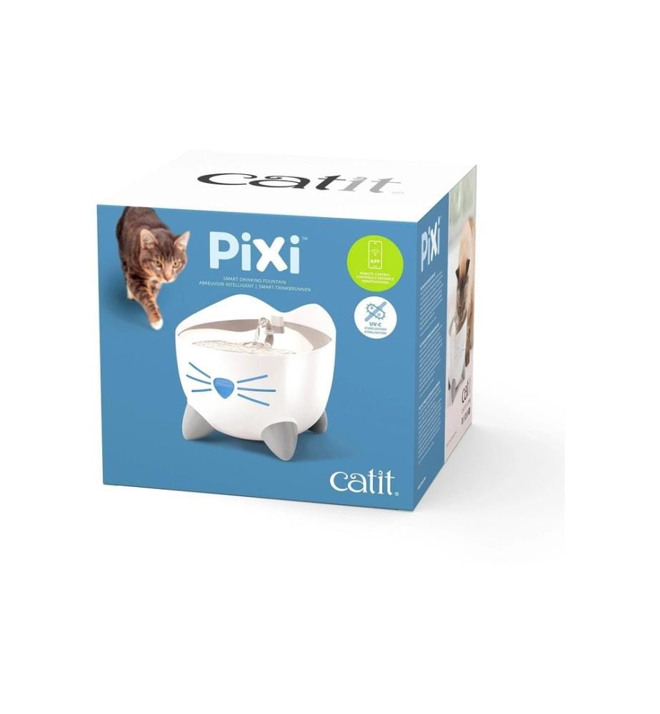 CATIT - Distributeur d'eau Pixi Smart Top acier, 2 l