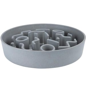 DISTRICT 70 - Bol en bambou Bamboo Dog Slow Feeder Ø 28 cm, Ice-Blue