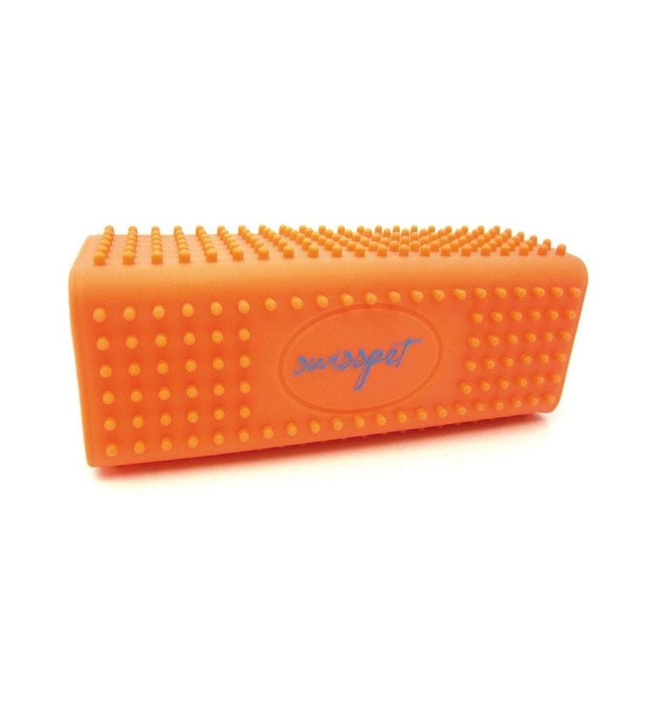 SWISSPET - Éliminateur de poils d'animaux Noppy, 12 x 4.5 x 4.5 cm, orange