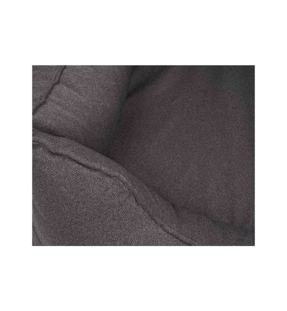 KNUFFELWUFF - Lit Leon Velour XXL, 120 x 85 cm, anthracite