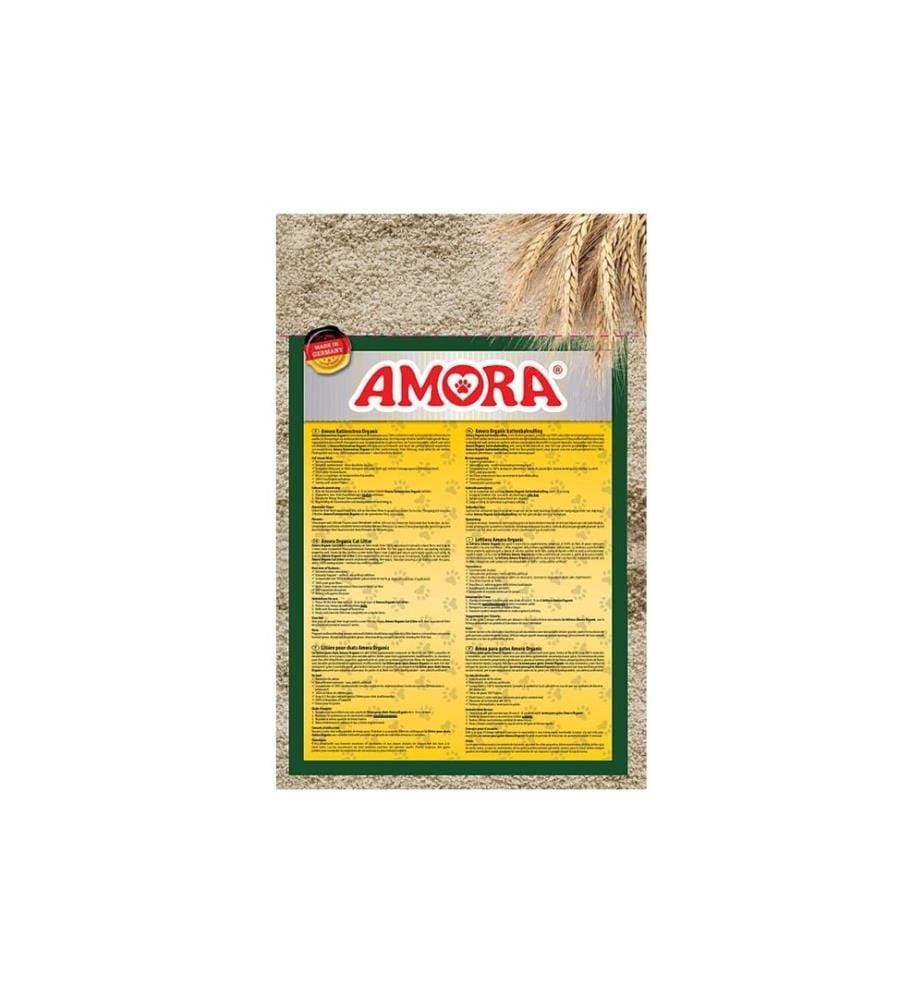 AMORA - Litière pour chat Organic, 8 l