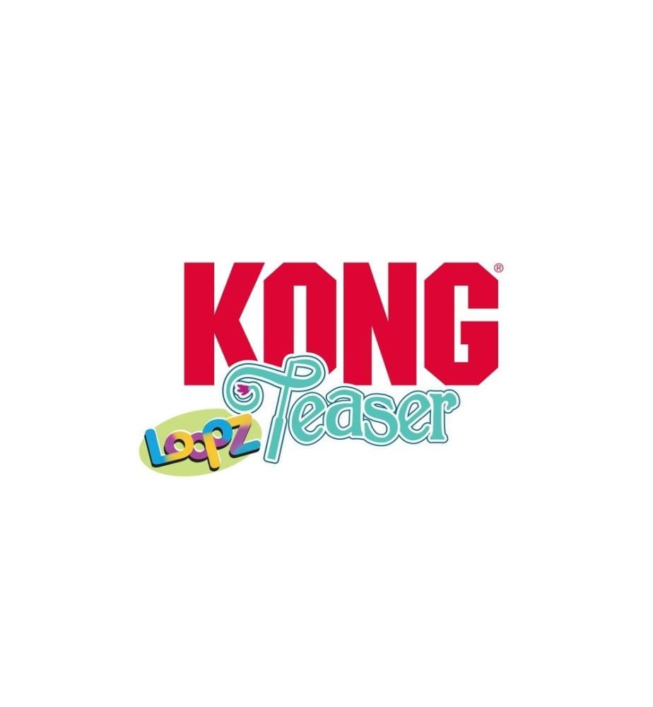 KONG - Canne à pêche pour chat Teaser Loopz, 147 x 4.5 x 4.5 cm