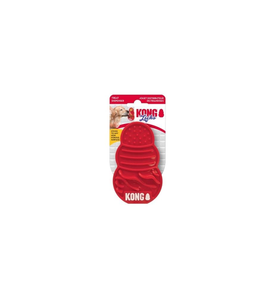 KONG - Licks S, 12 x 7.5 x 3 cm, rot