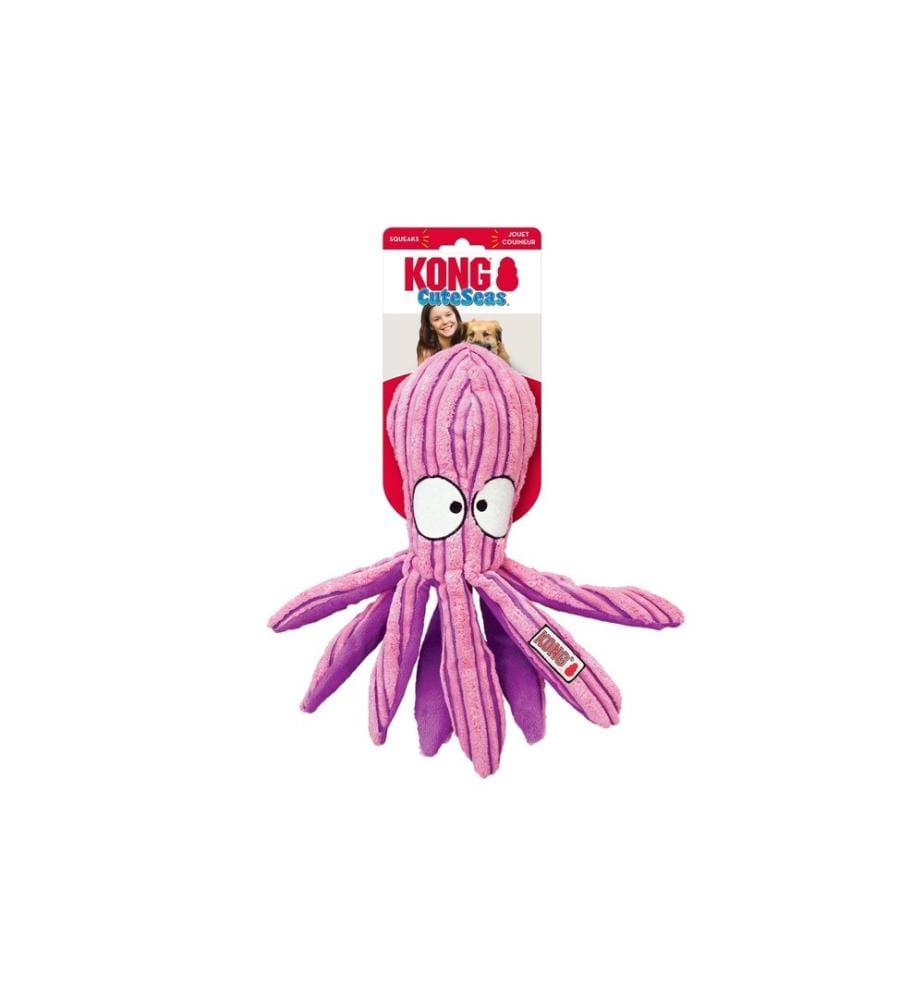KONG - CuteSeas Tintenfisch, 35 cm, rosa