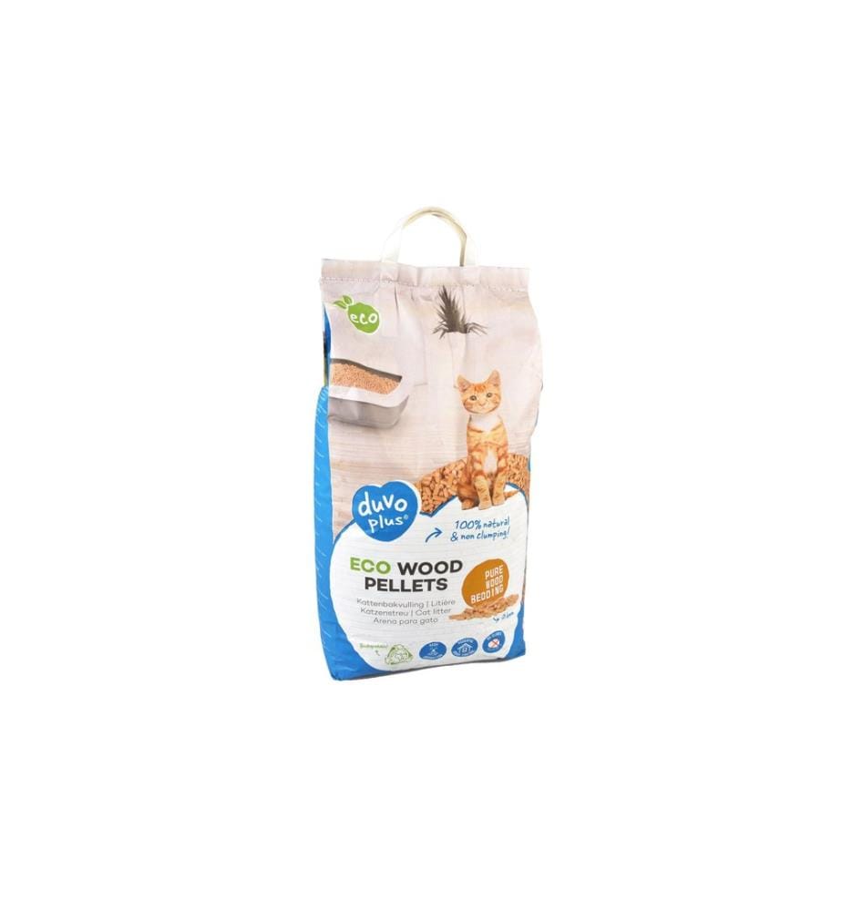duvoplus - Litière pour chat Granulés de bois Eco 3.6 kg