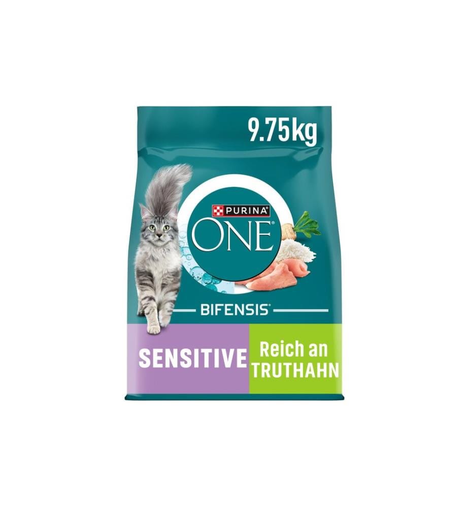 PURINA ONE - Alimentation sèche Sensitive dinde et riz 9.75 kg