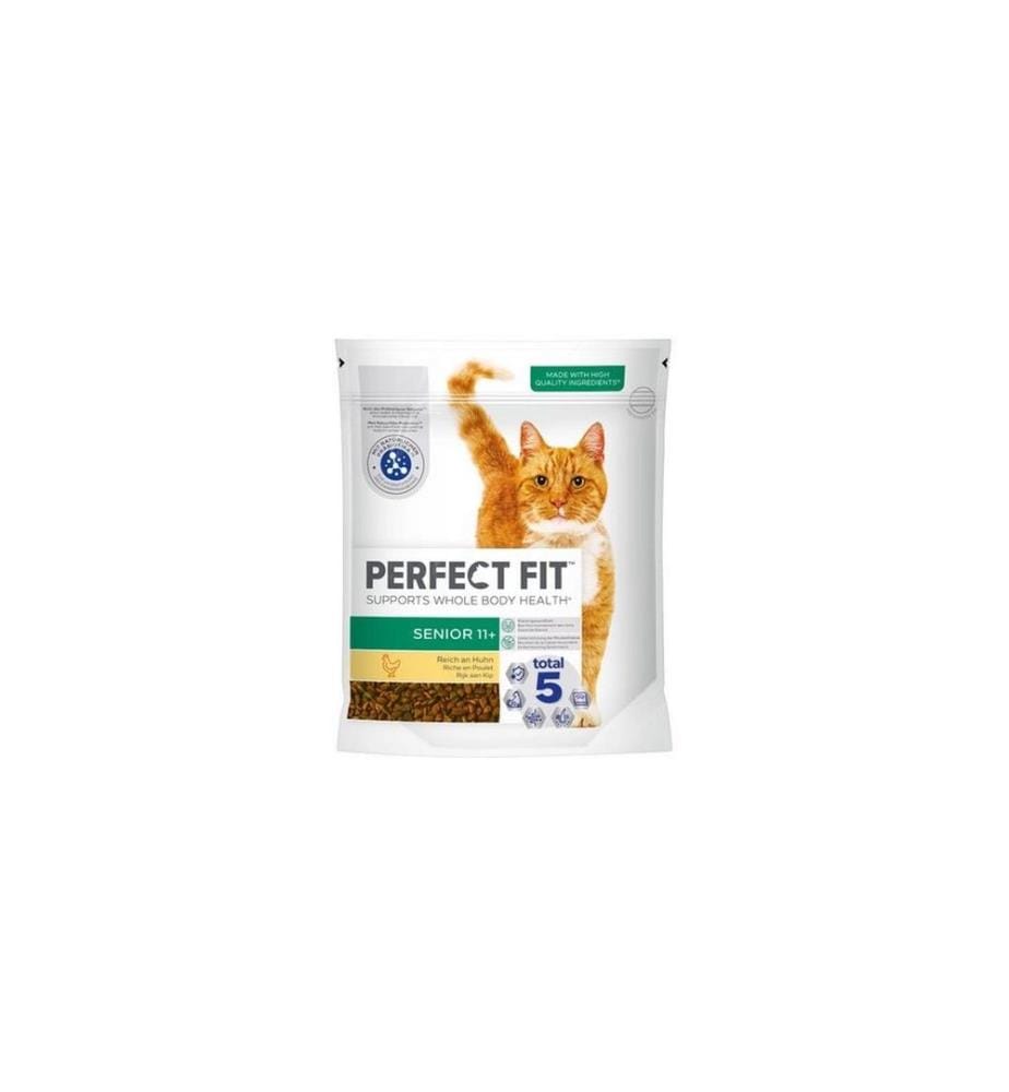 Perfect Fit - Alimentation sèche Cat Senior 11+ Poulet, 750g