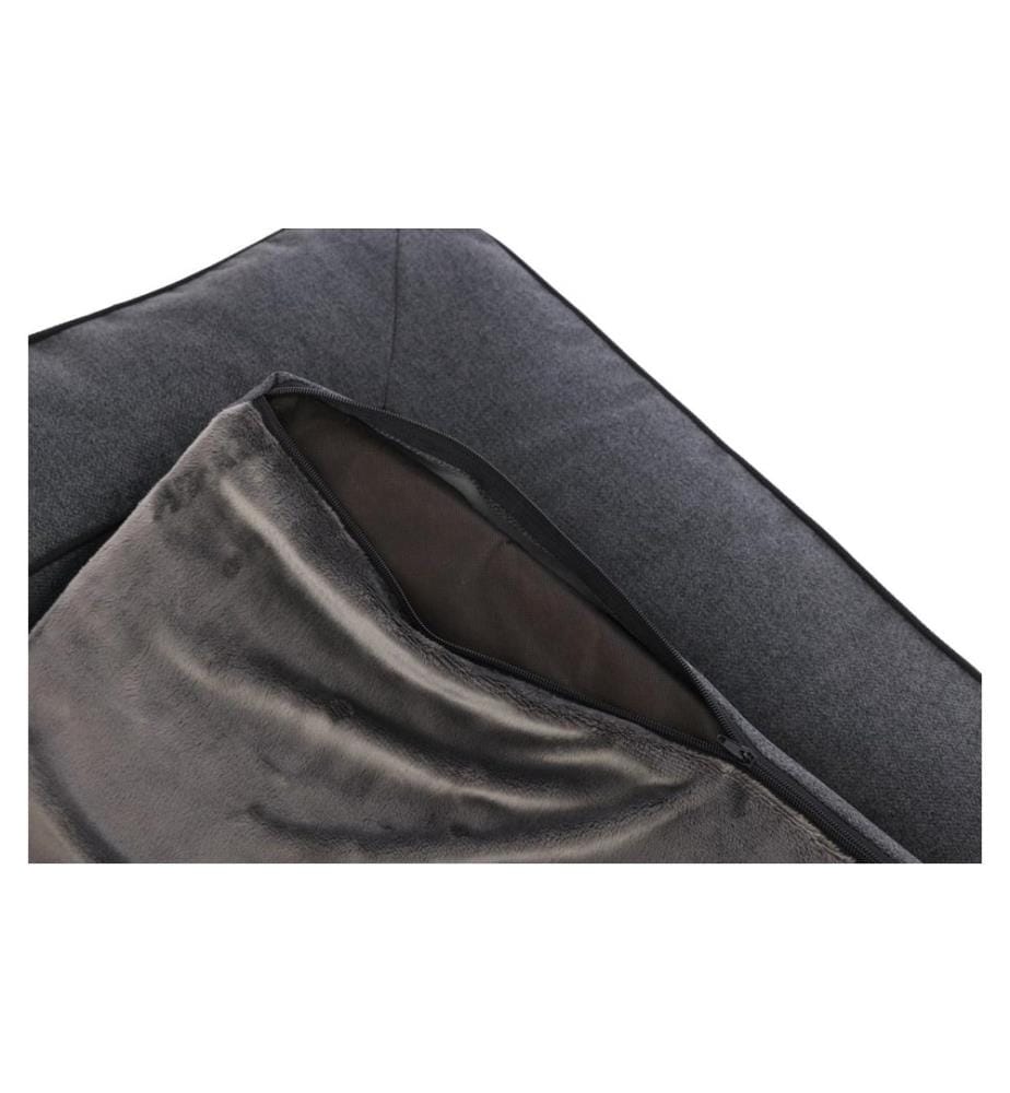 KERBL - Hunde-Bett Platin Ortho eckig L, Grau
