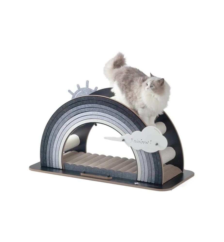 CANADIANCAT - Meuble à griffer design Rainbow Gris