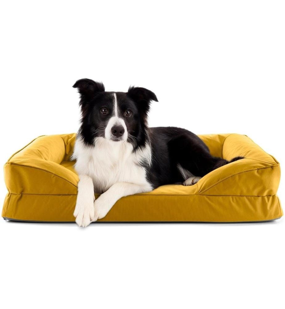 Lumaland - Lit pour chien In-& Outdoor M Jaune moutarde