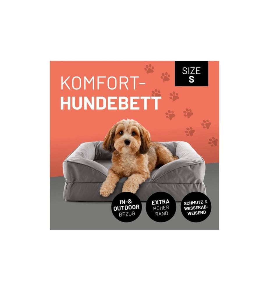 Lumaland - Lit pour chien In-& Outdoor S Gris