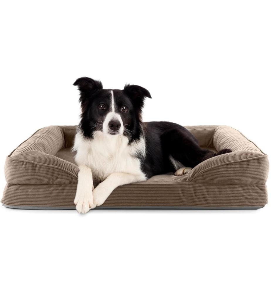 Lumaland - Lit pour chien Indoor Cord M Marron clair