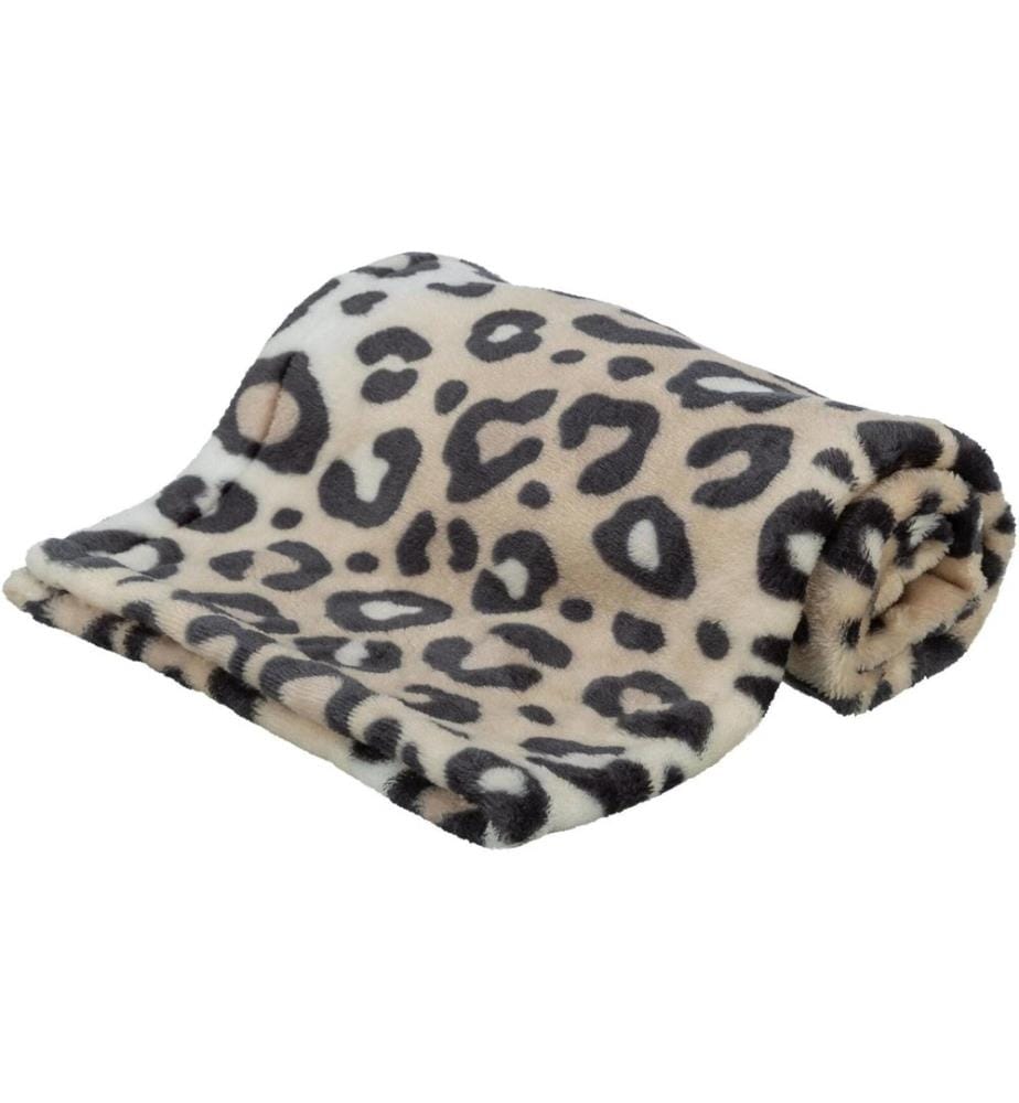 TRIXIE - Coperta per gatti Leo Crème, 70 x 50 cm