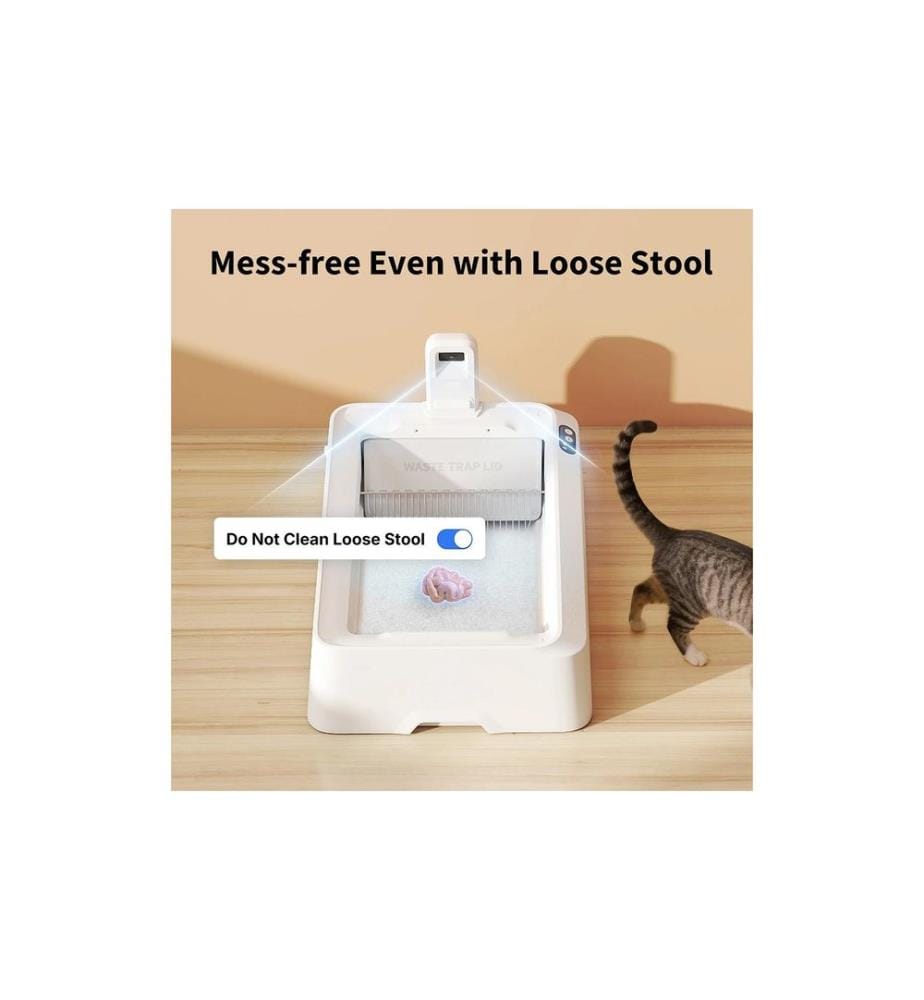 PETKIT - Litière pour chats Purobot Crystal Duo autonettoyant