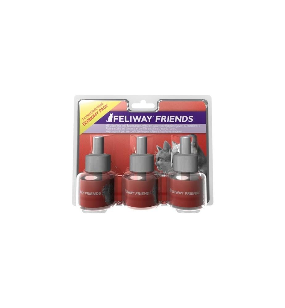 FELIWAY - Bien-être Friends Bouteille de recharge 3 pièces