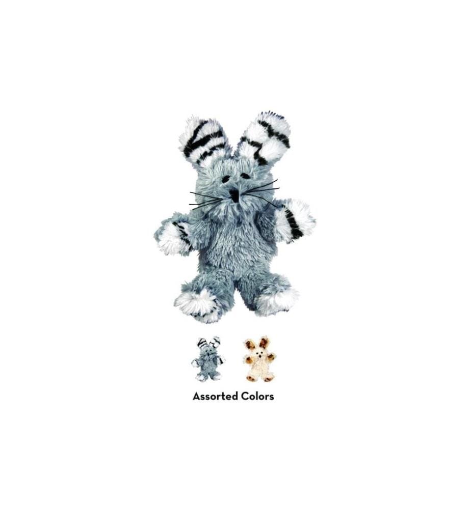KONG - Jouet pour chat Cat Softies Fuzzy Bunny 15 cm