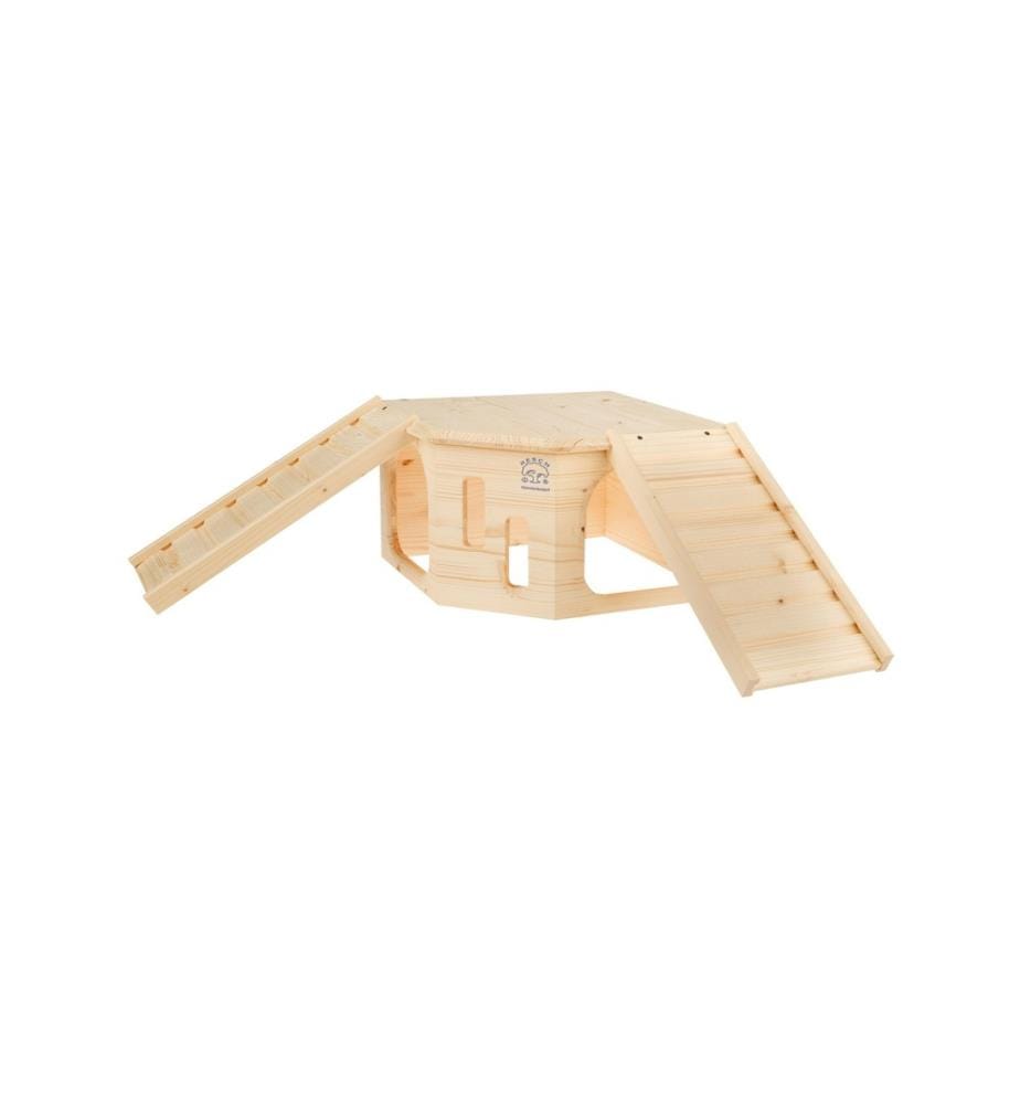 RESCH - Coin pour rongeurs XL, 60.5 x 60.5 x 20 cm