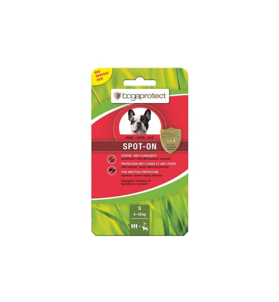 BOGAR - Gouttes anti-parasite bogaprotect Spot-on Chien S