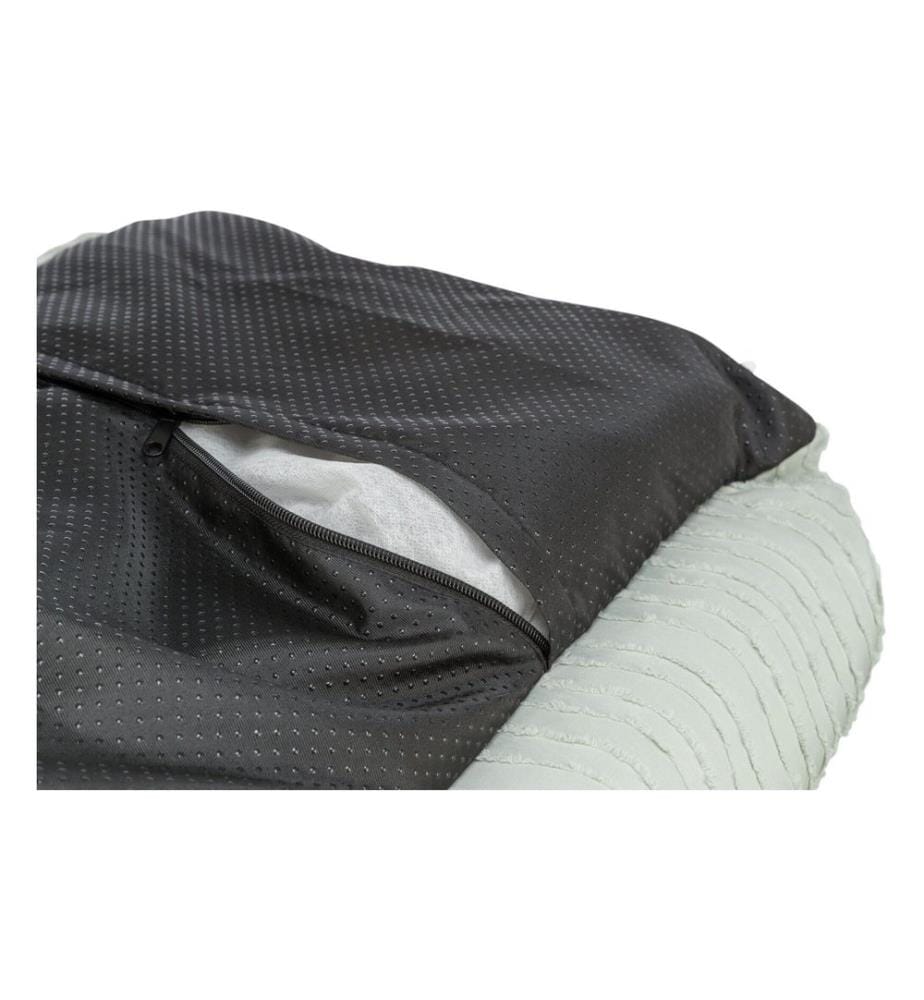 Trixie Marley Wave Eckiges Baumwoll-Optik Salbei 60 x 50 cm