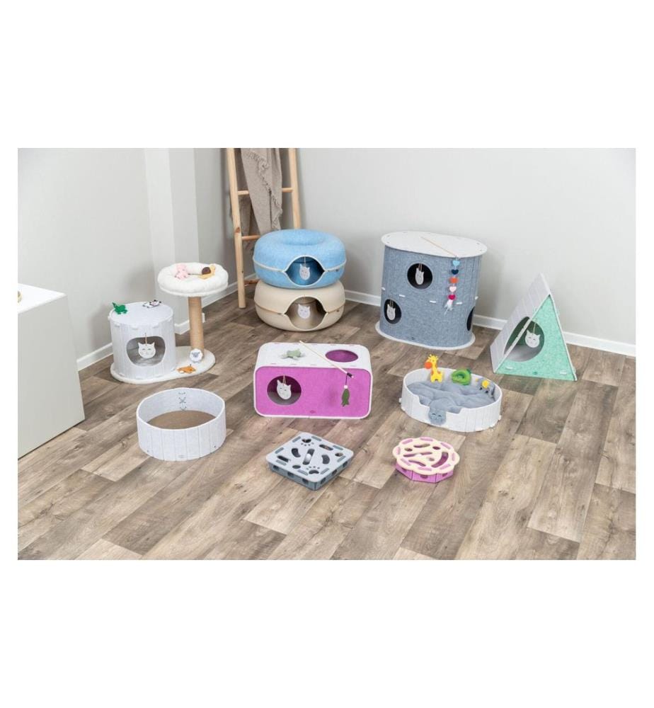 Trixie Spieldonut Filz Blau ø 60 cm