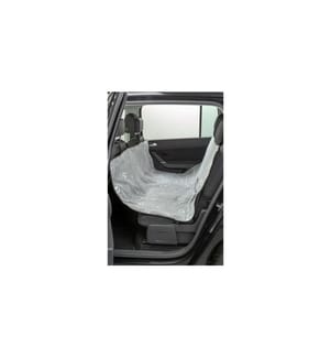 Trixie Autositzbezug Fleece Polyester Grau Pfotenmuster Schwarz