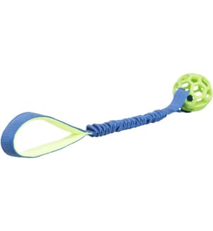 Trixie Bungee Tugger mit Ball Mehrfarbig