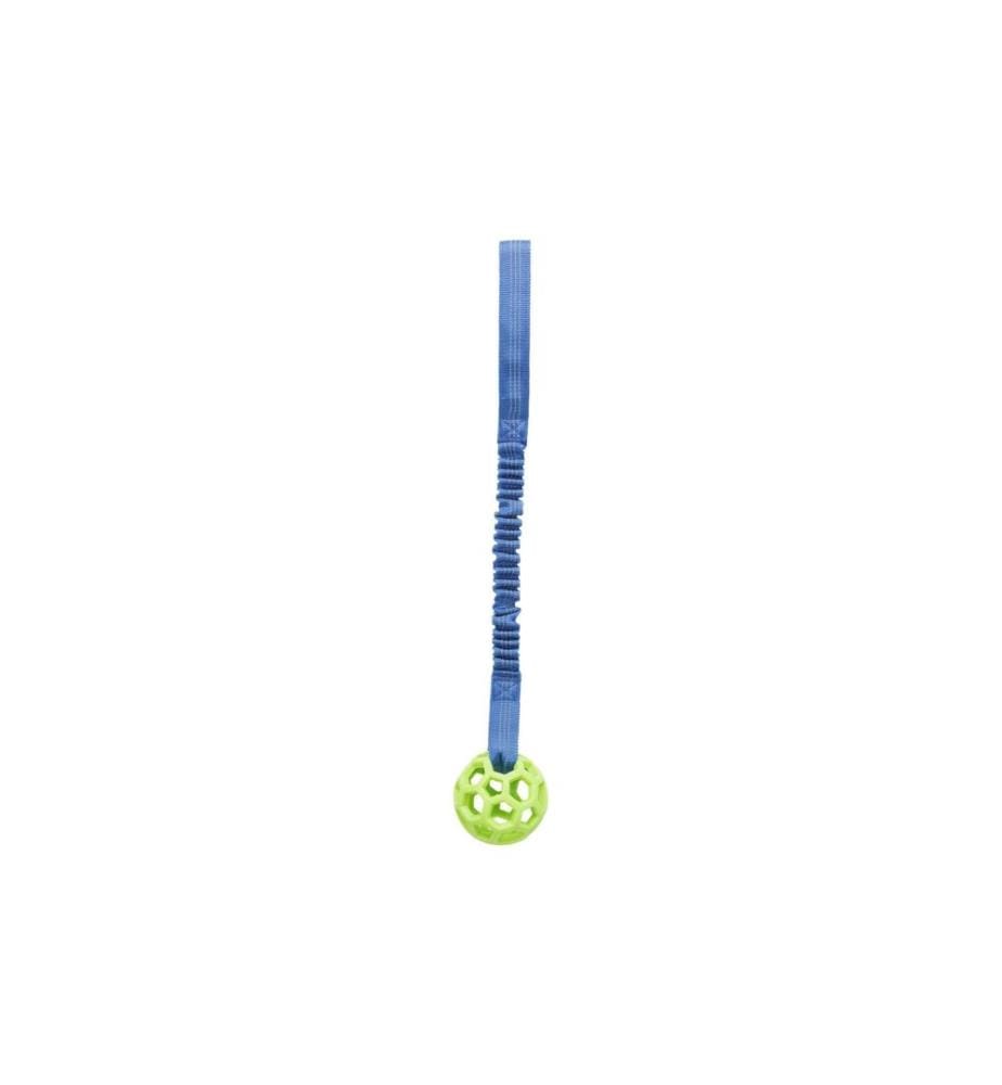 Trixie Bungee Tugger mit Ball Mehrfarbig