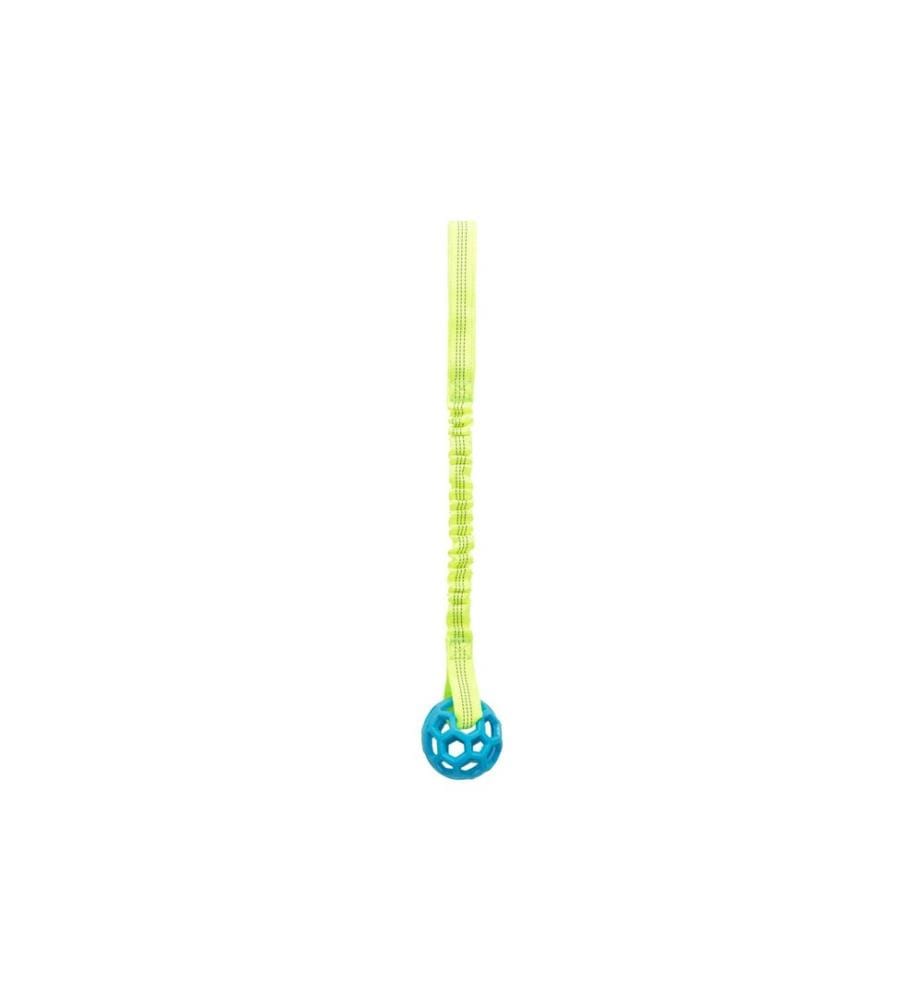 Trixie Bungee Tugger mit Ball Mehrfarbig