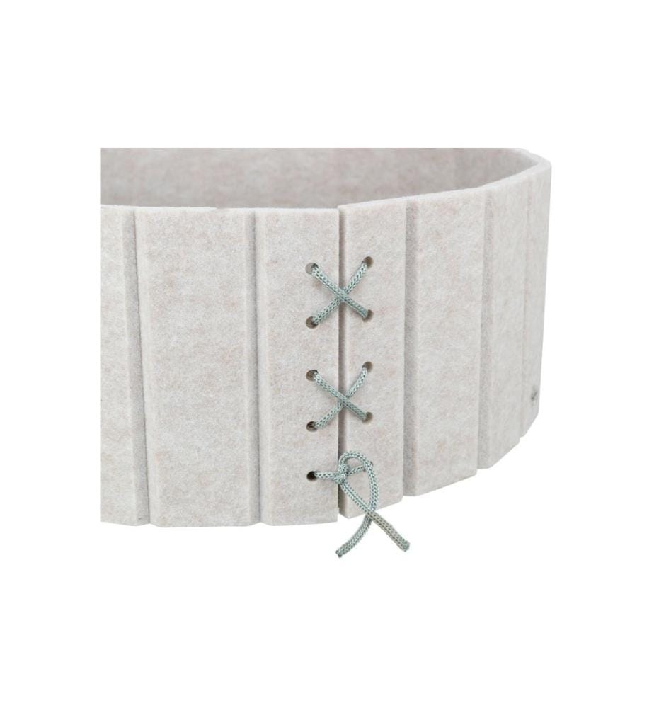 Trixie Kratzbett mit Filzrand Katzenminze ø 38 x 16 cm creme