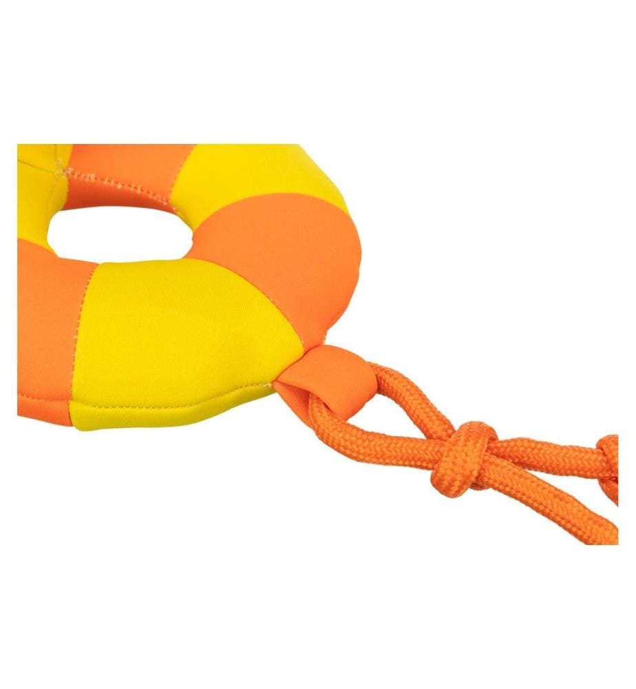 Trixie Jouet de piscine Aqua Toy Canard sur corde, 20 cm, Jaune/Orange