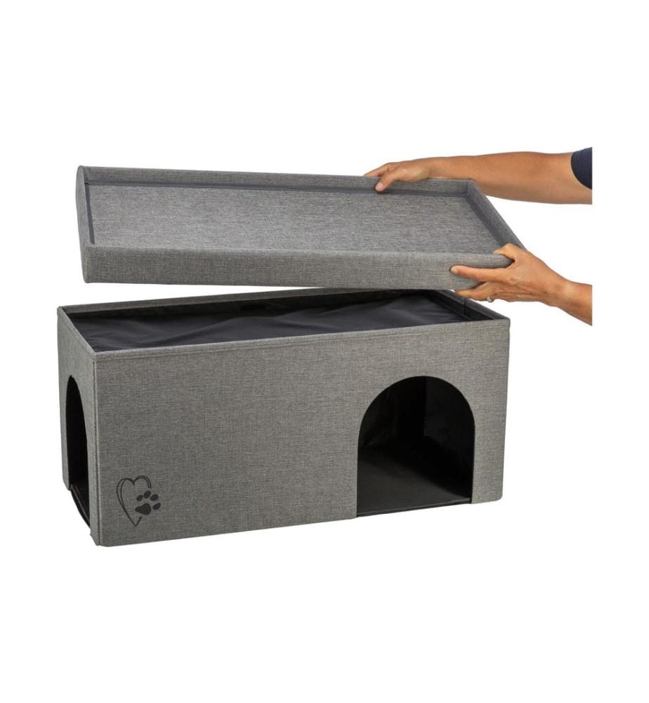 Trixie refuge Kimy Gris clair, 76 x 72 x 37 cm