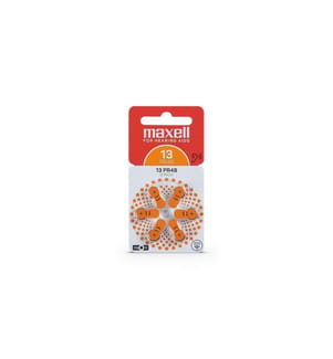 MAXELL EUROPE LTD. - Pile pour Appareils auditif PR48-13 , 6 Pièce/s