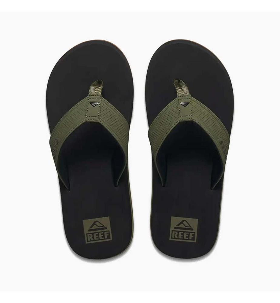Layback sandals - Black/Olive