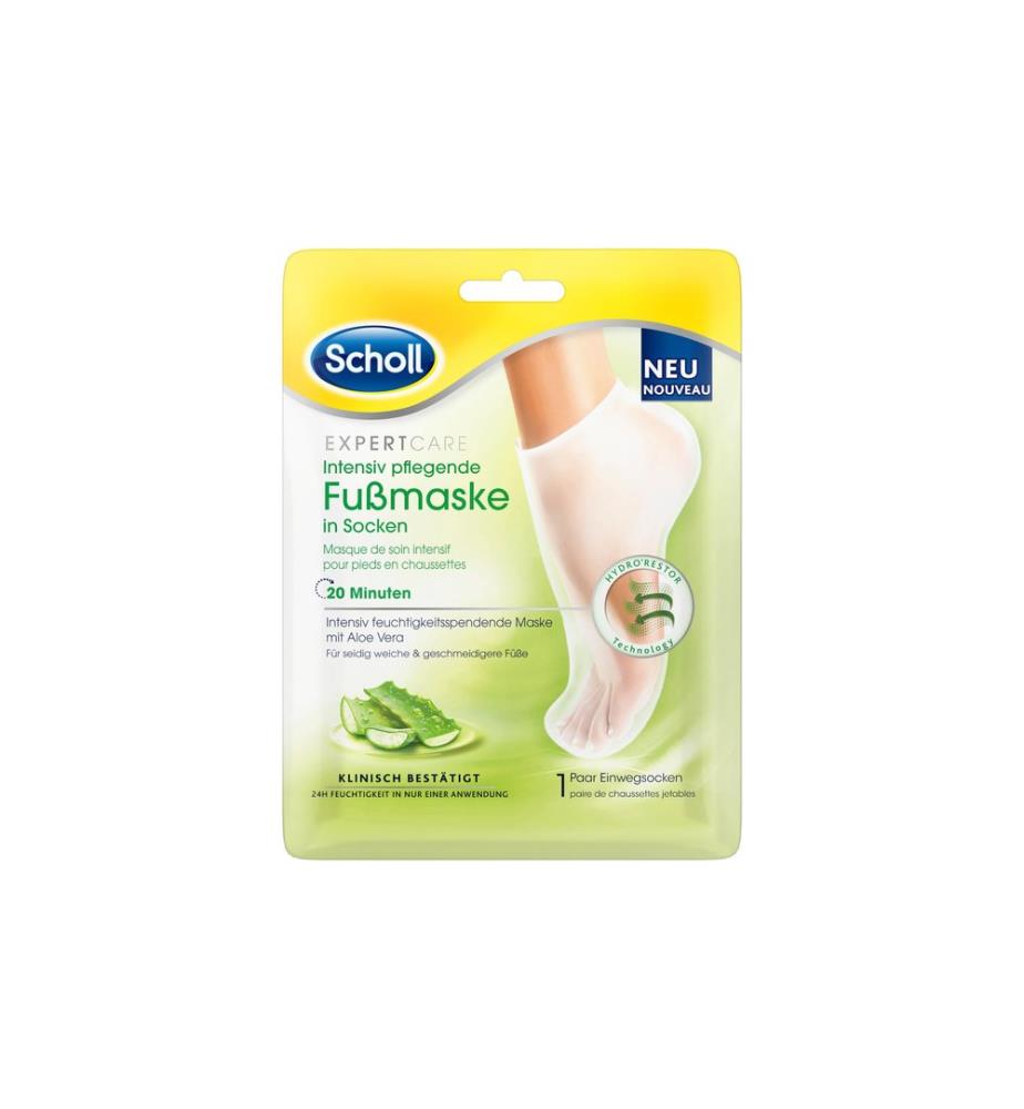 Scholl - Fussmaske Aloe Vera 2 Stück