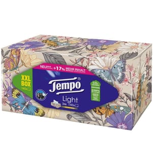 TEMPO - Taschentücher-Box XXL Light 3-lagig 140 Stück