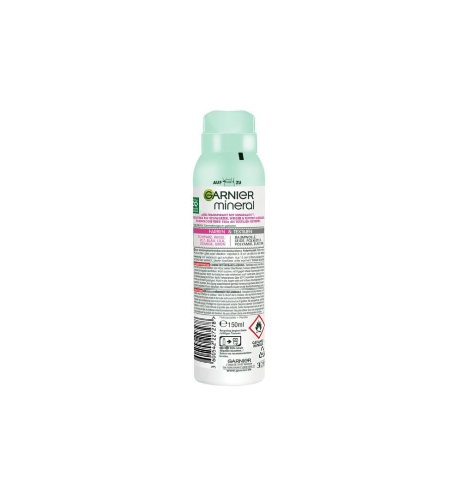 Garnier - Deo Spray Mineral Invisible Protection 48 h 150 ml