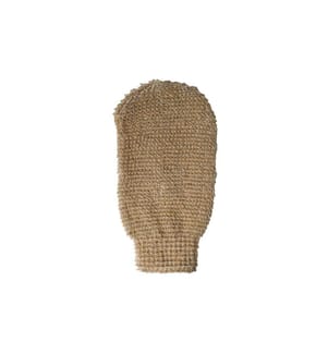 MSV - Peelinghandschuh aus Jute 25.5 x 11.5 cm, Braun