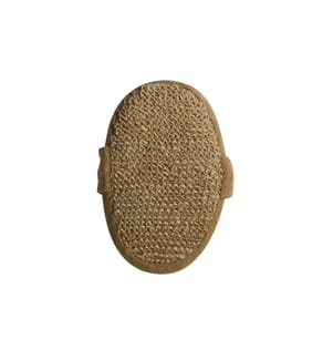 MSV - Peelingschwamm aus Jute 17.5 x 10.3 cm, Braun